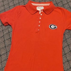 Georgia Bulldogs Used Women's polo sz SM